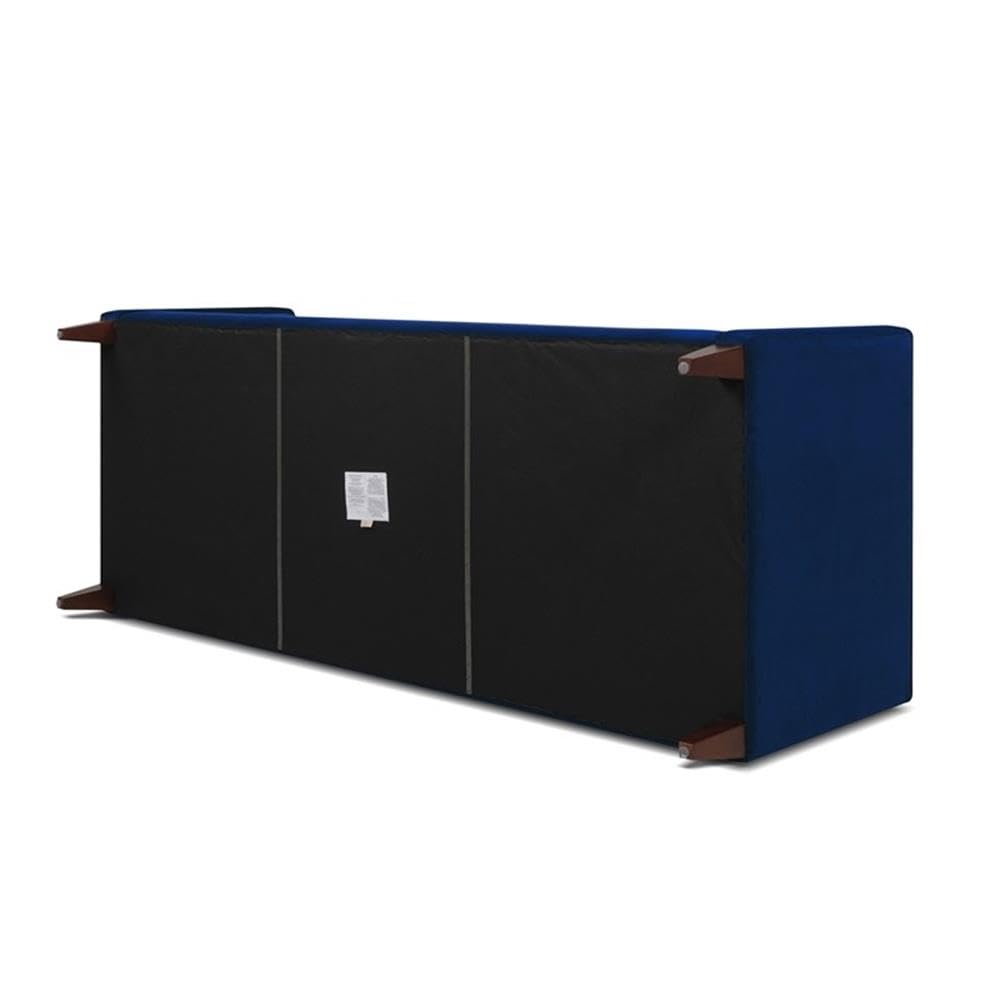 Navy Blue Velvet Tufted Sofa C397390
