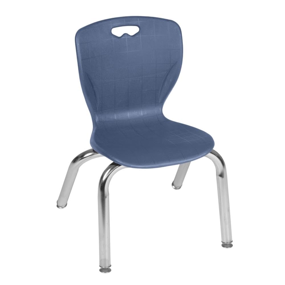 36" Round Mobile Classroom Table with 4 Stackable Chairs K7440