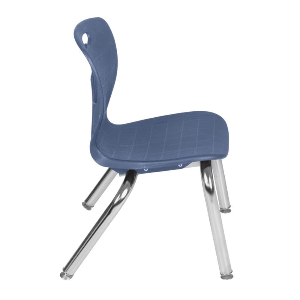36" Round Mobile Classroom Table with 4 Stackable Chairs K7440