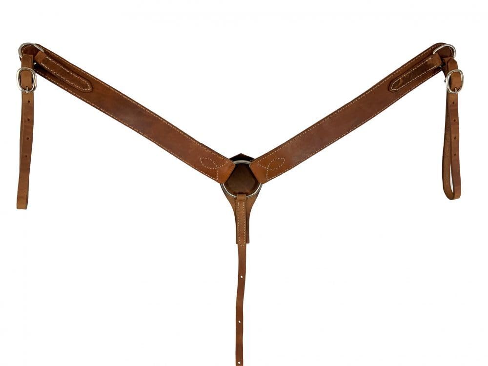 Dark Brown Leather Western Breast Collar J39388