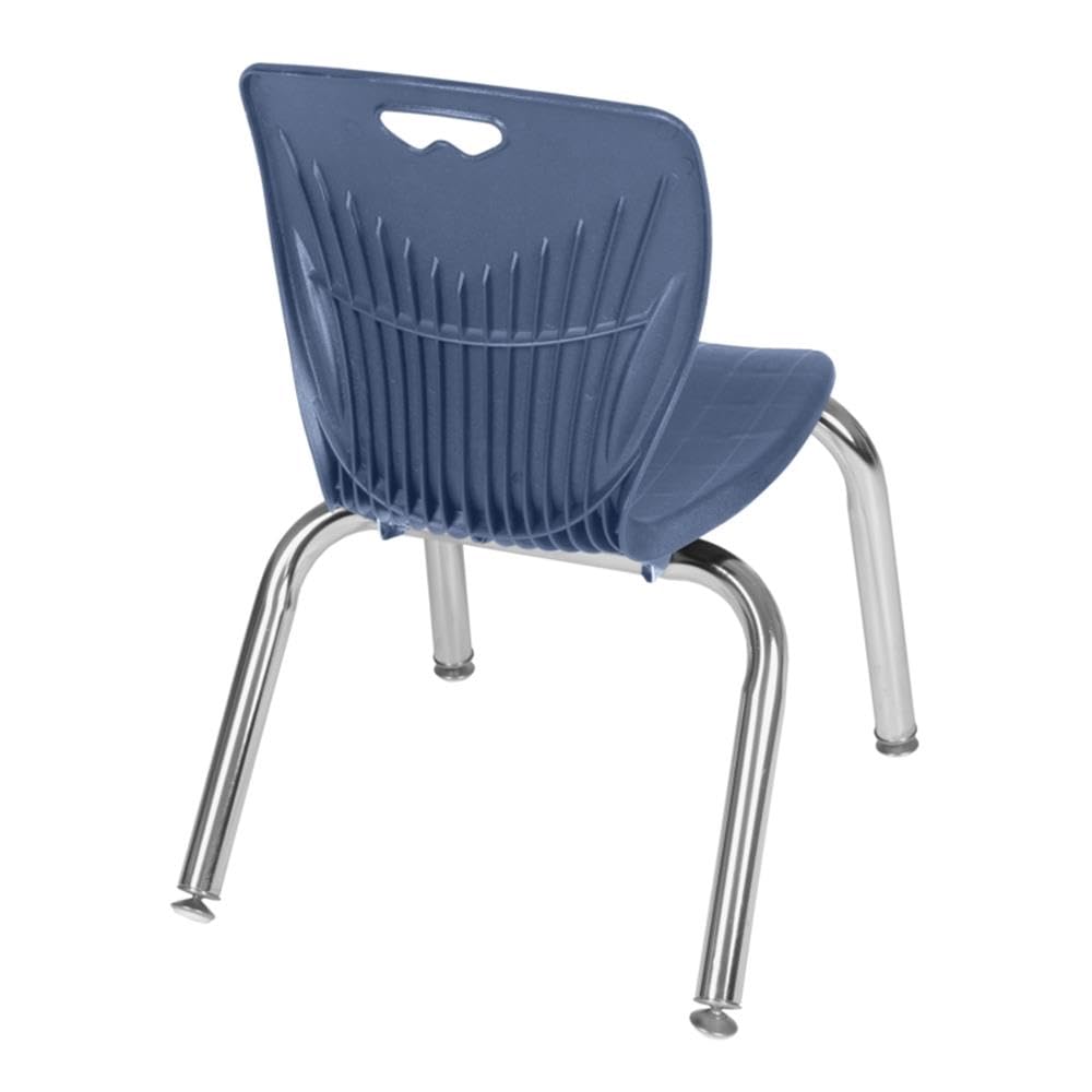 36" Round Mobile Classroom Table with 4 Stackable Chairs K7440