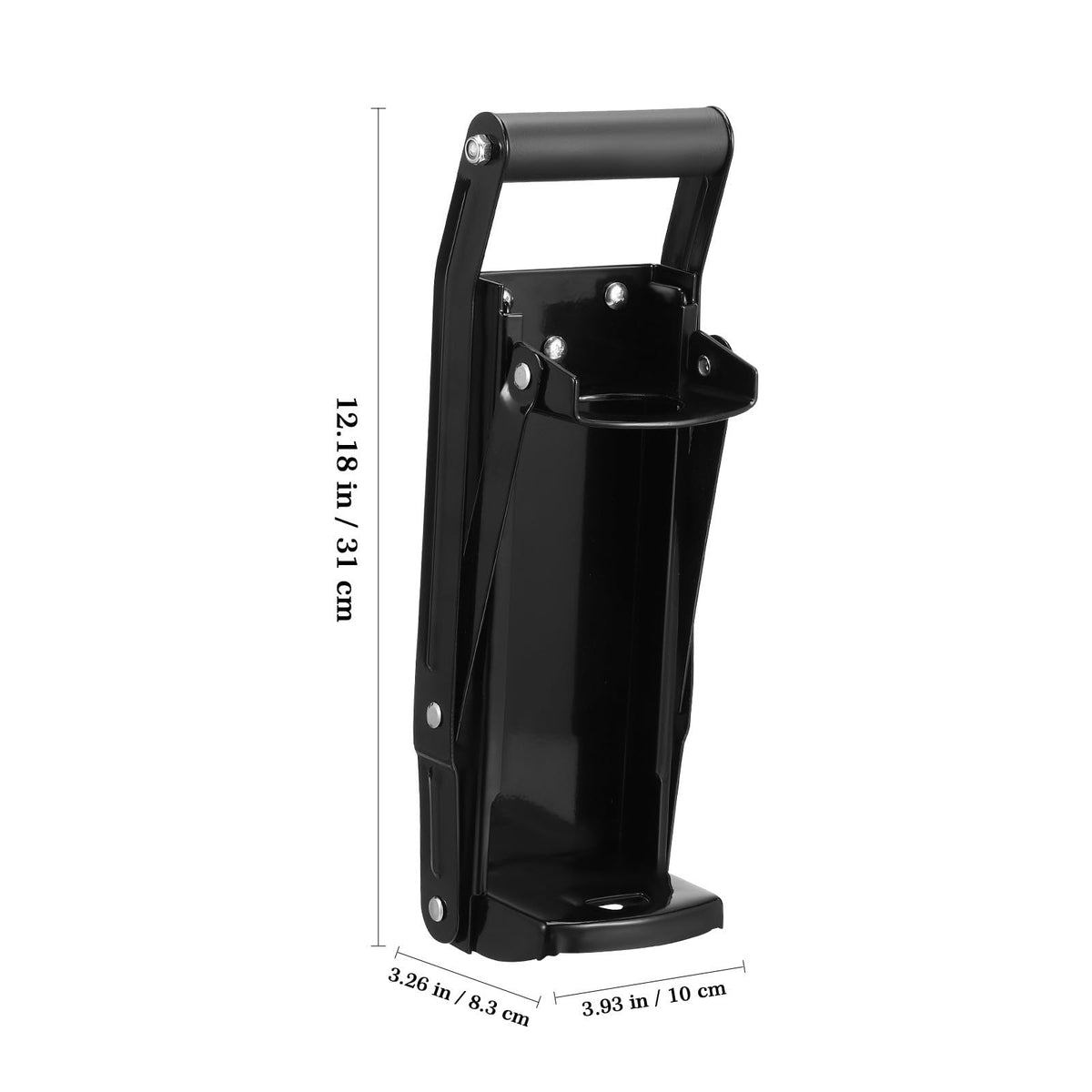 Stainless Steel Wall Mounted Can Crusher with Bottle Opener D6556