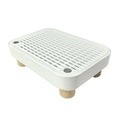 White Non-Slip Reusable Cat Litter Tray Pad H8352