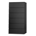 Black 6 Drawer Dresser L65773