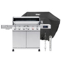 6+1 Burner Propane Gas Grill Stainless Steel 78,000 BTU with Side Sear Burner U9864
