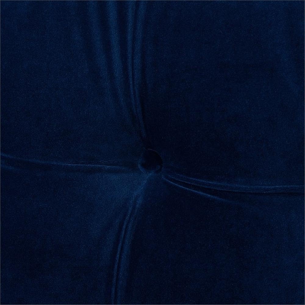 Navy Blue Velvet Tufted Sofa C397390
