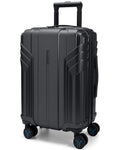 Expandable Carry On Luggage 22x14x9 Black H9970