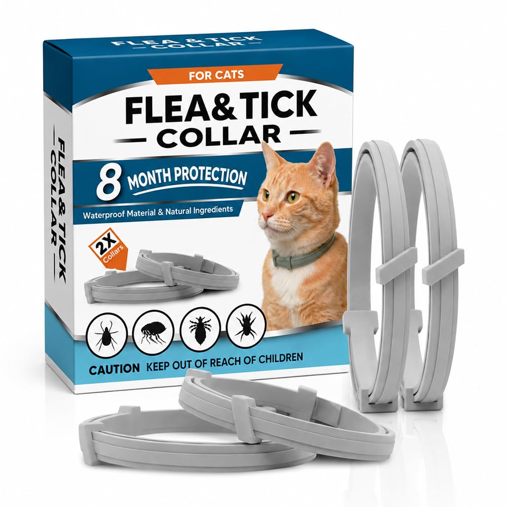 Cat Flea and Tick Collar 4 Pack X8851