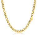 316L Stainless Steel Cuban Link Chain Necklaces K4099