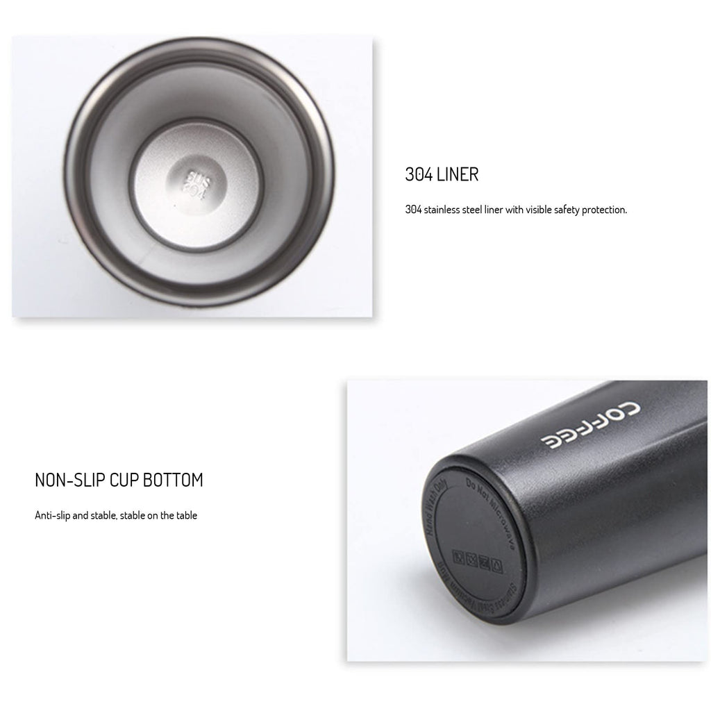 17 oz Spill Proof Stainless Steel Travel Mug W9622