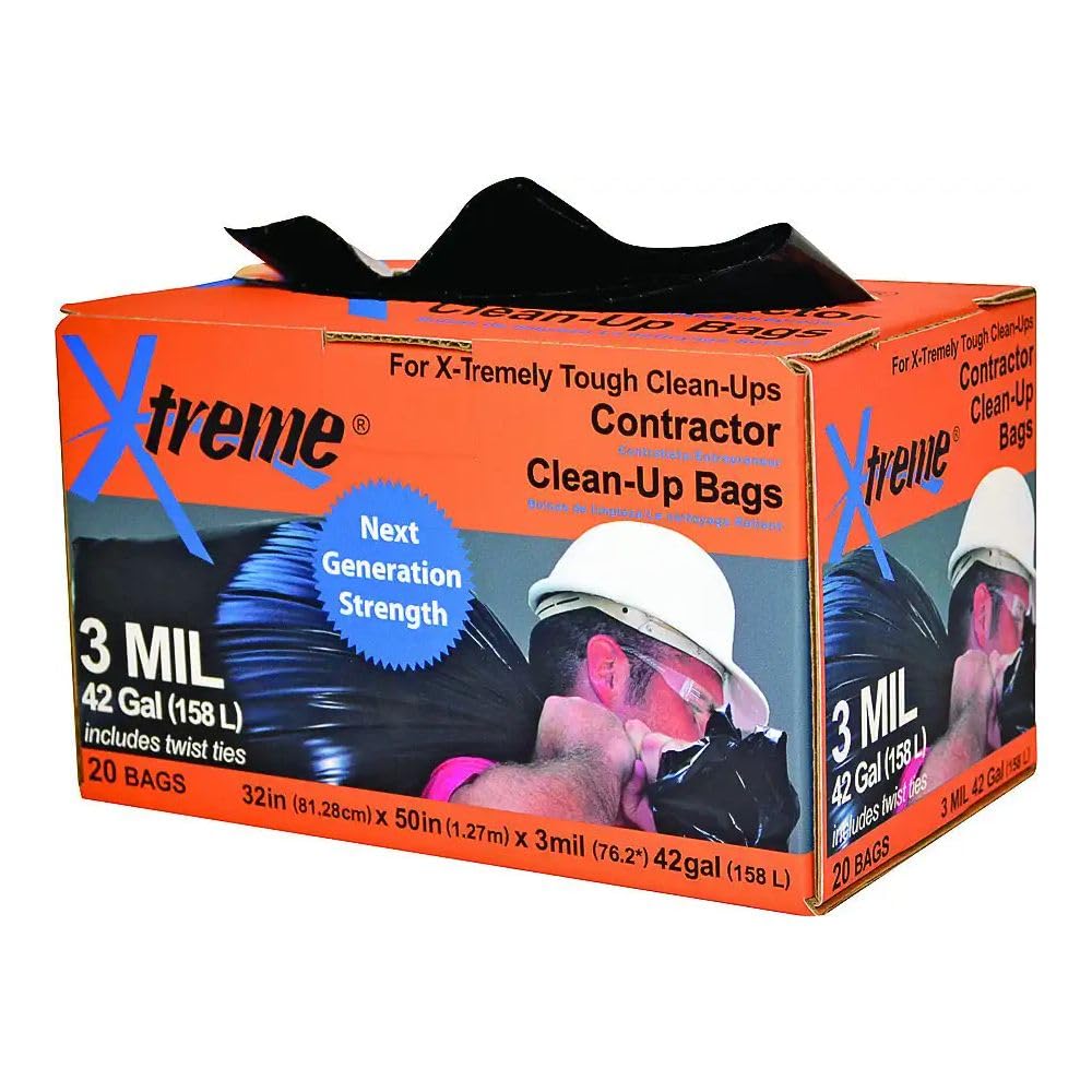 42 Gallon Black Contractor Bag K838