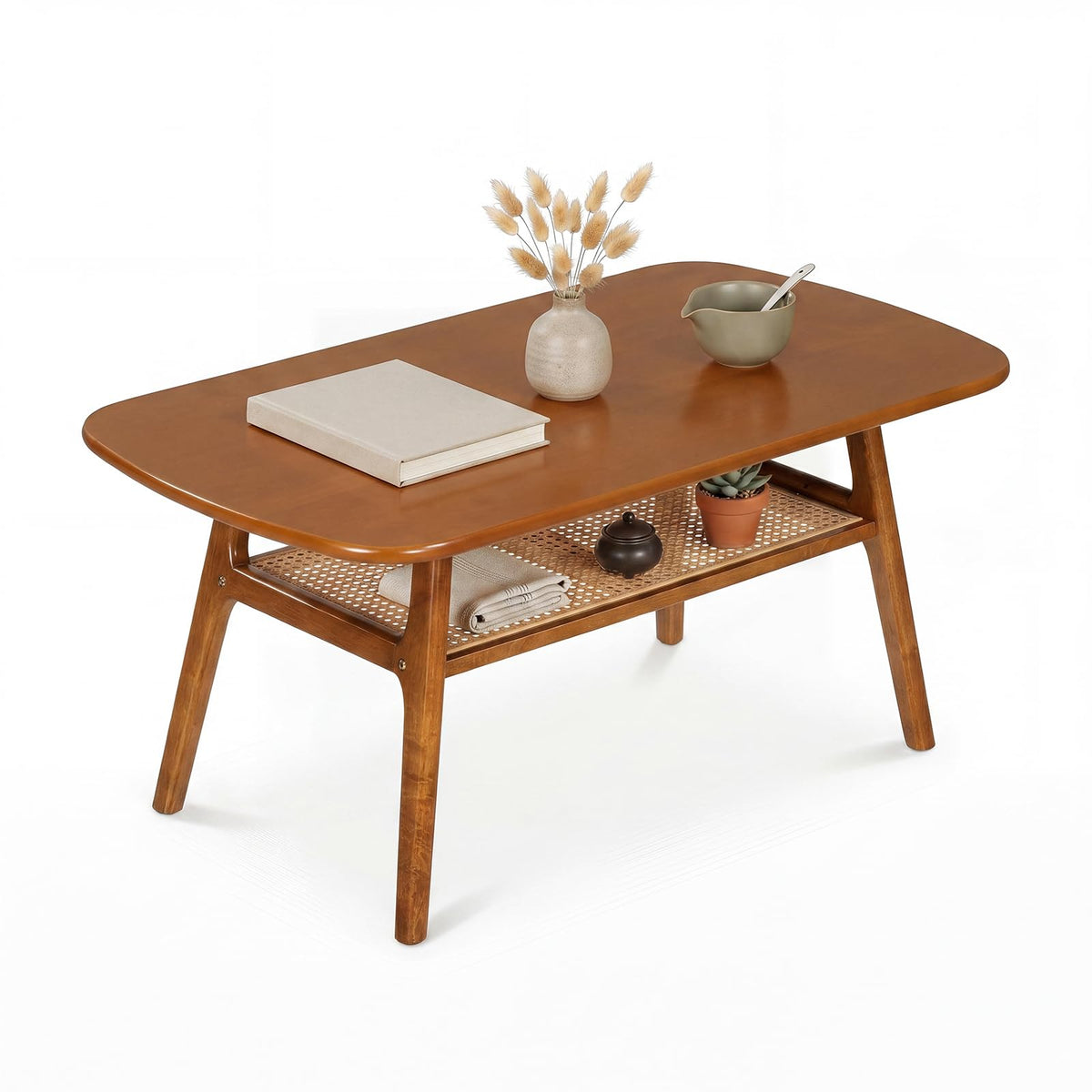 Rattan Wood Coffee Table E811659