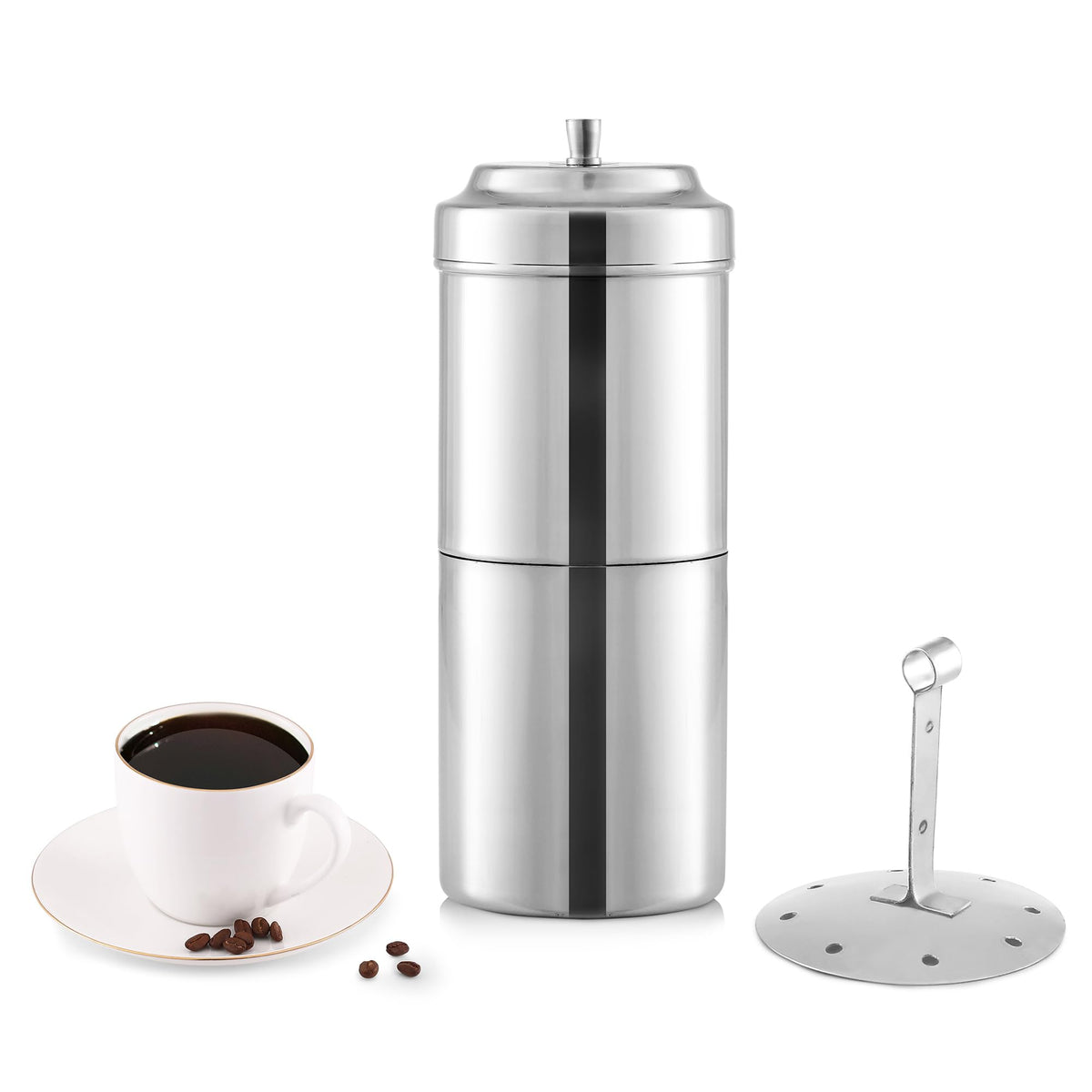 10 oz Stainless Steel Drip Coffee Maker I86690