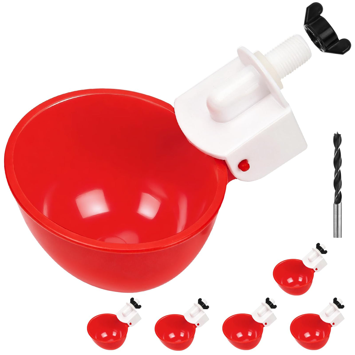 6 Pack Automatic Chicken Waterer Cups E29618