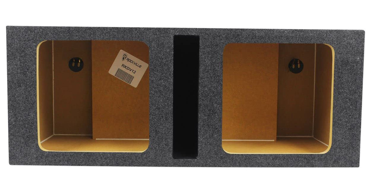 Dual 12" Vented Car Subwoofer Enclosure R85542