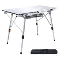 Lightweight Aluminum Folding Camping Table White M931