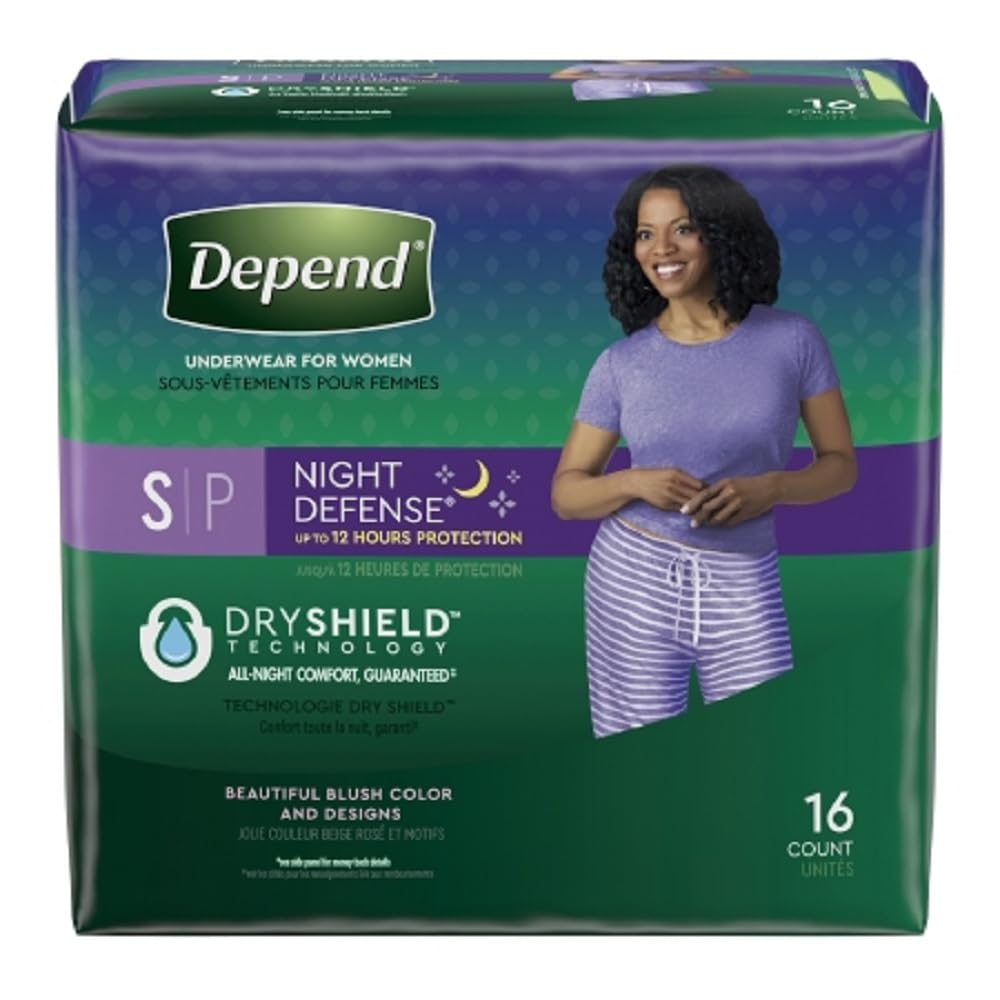 Incontinence Overnight Underwear for Women, 16 Count S45114