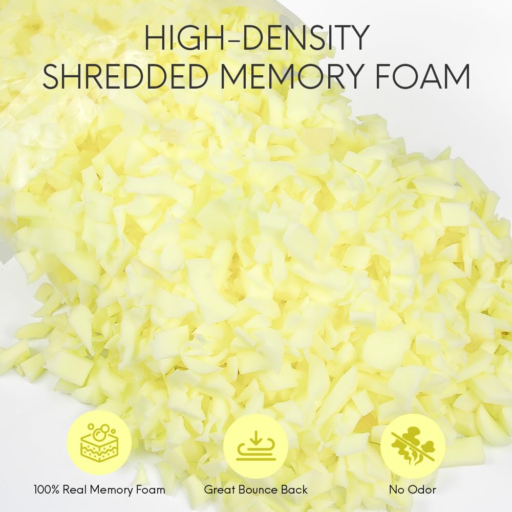 5LBS Shredded Memory Foam Bean Bag Filler N385