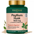 Psyllium Husk Capsules 1800 mg with Probiotics 90 Veggie Capsules Q52736