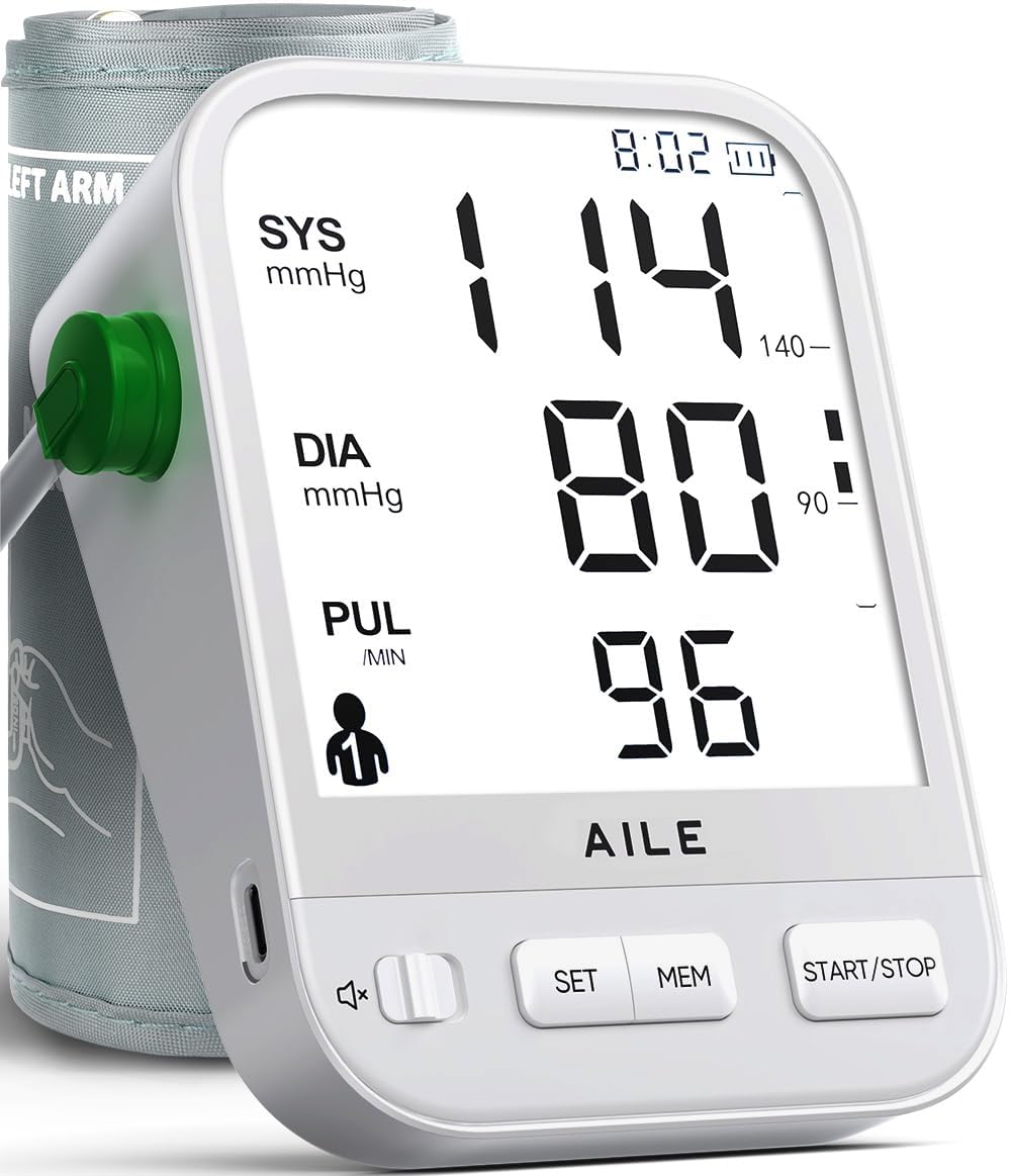 FDA Cleared Blood Pressure Monitor Large LCD Display G89901