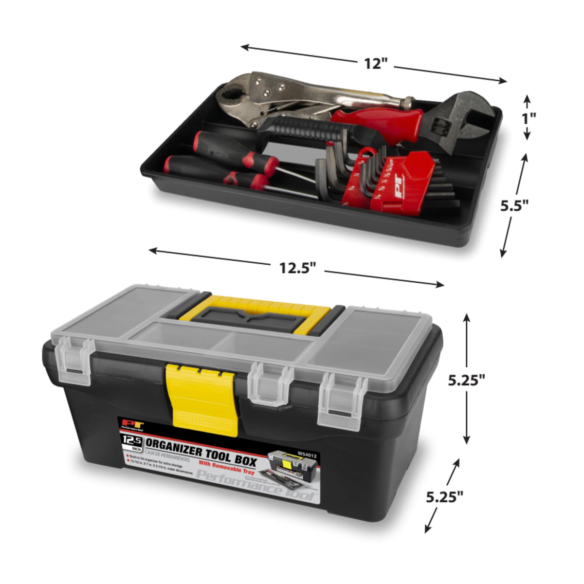 Heavy Duty Plastic Organizer Tool Box B4142