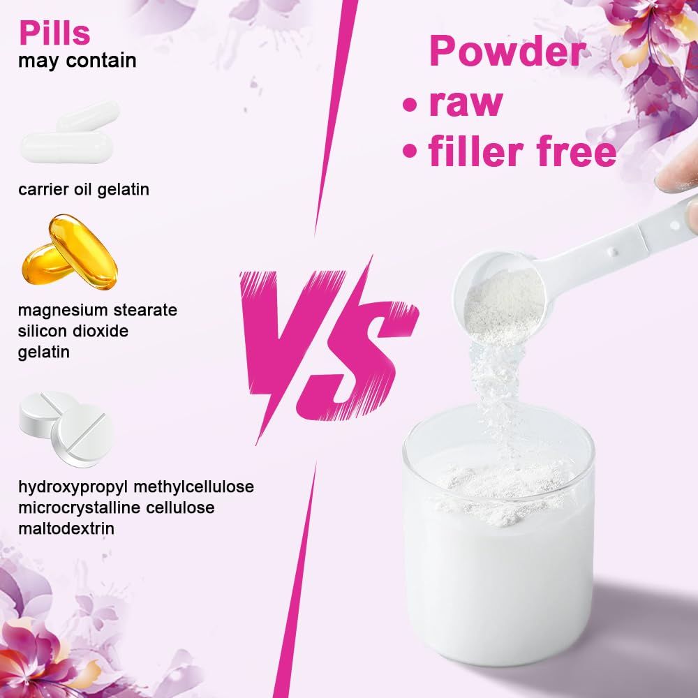 Multi Collagen Peptides Powder, 2LB Type I II III V X Unflavored A136938