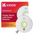 Smart WiFi Hardwired Smoke Detector with Battery Backup S3973