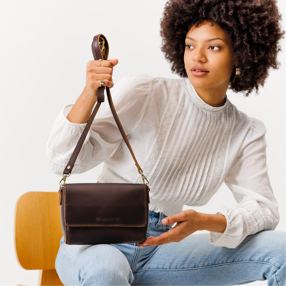 Leather Crossbody Bag K28423