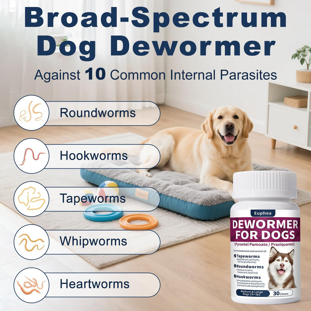7-Way Dewormer for Dogs, 30 Tablets L369