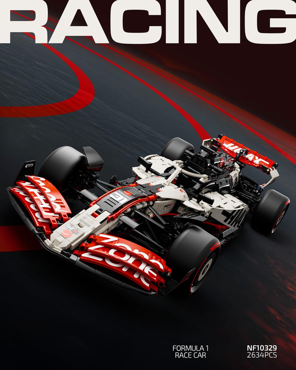 Formula 1 Racing Car Building Set E64369