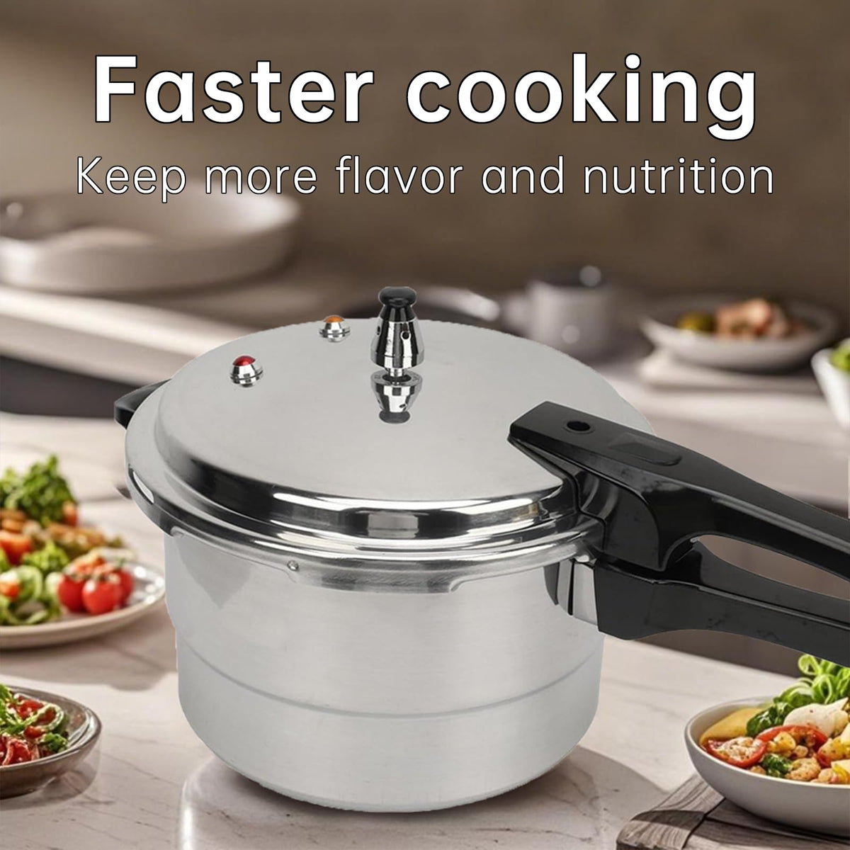 4.2 Quart Aluminum Pressure Cooker H573