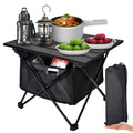 Foldable Aluminum Camping Side Table with Carry Bag X90080