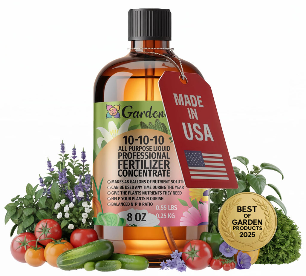 10-10-10 All Purpose Liquid Plant Food Fertilizer Concentrate 8 OZ R997