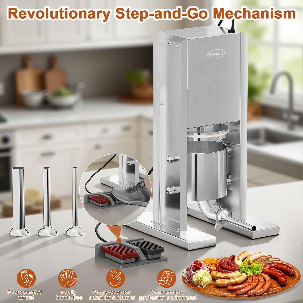 4 LB Vertical Electric Sausage Stuffer M960471