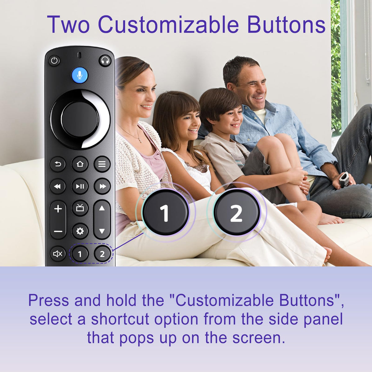 Voice Remote Pro with Remote Finder and Headphone Function S7885