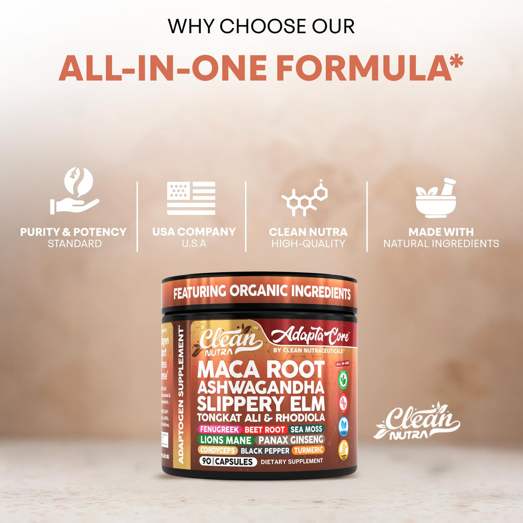 Organic Maca Root Capsules 90 Pills I104247