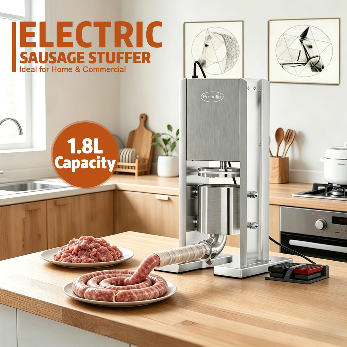 4 LB Vertical Electric Sausage Stuffer M960471