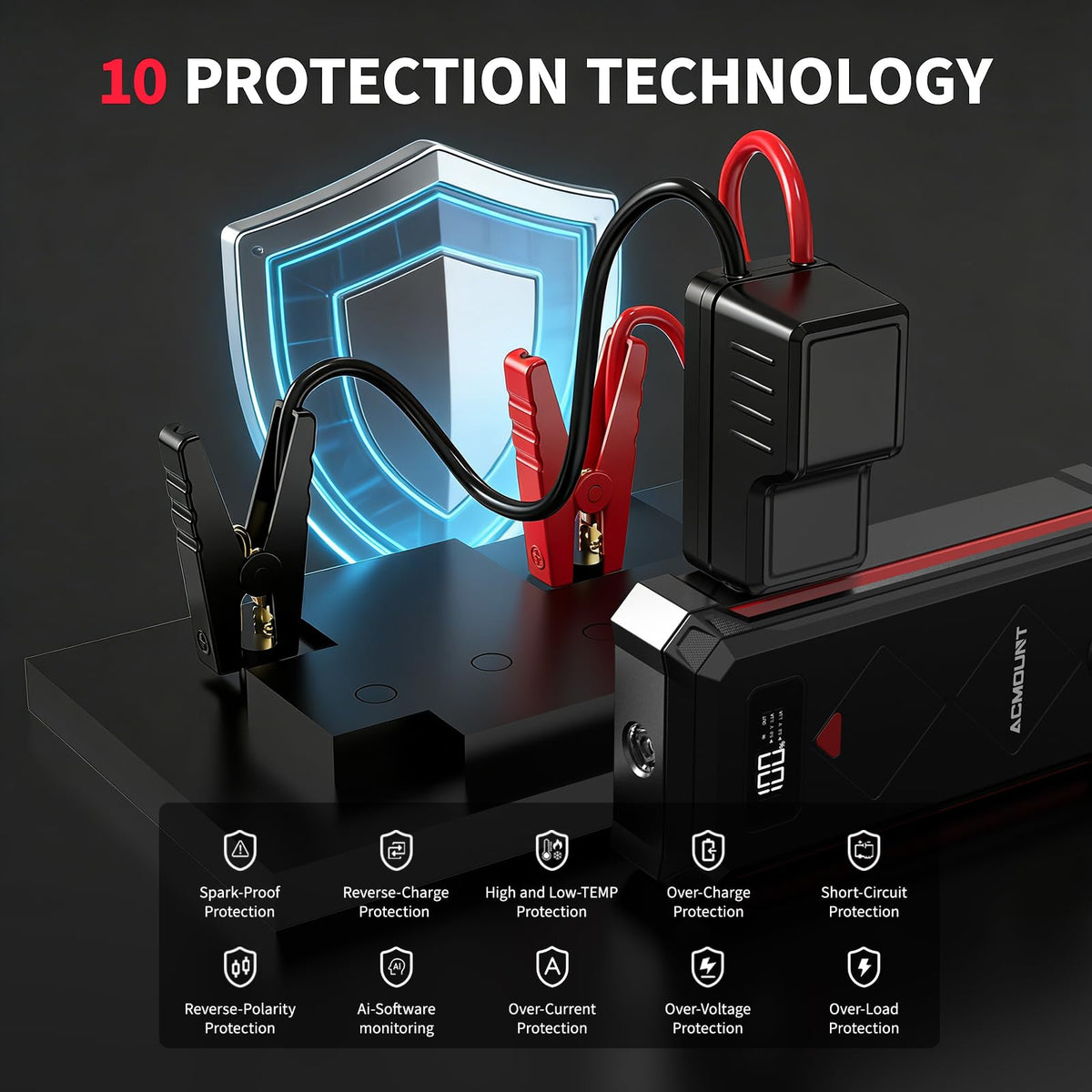 5000A Car Battery Jump Starter X401763