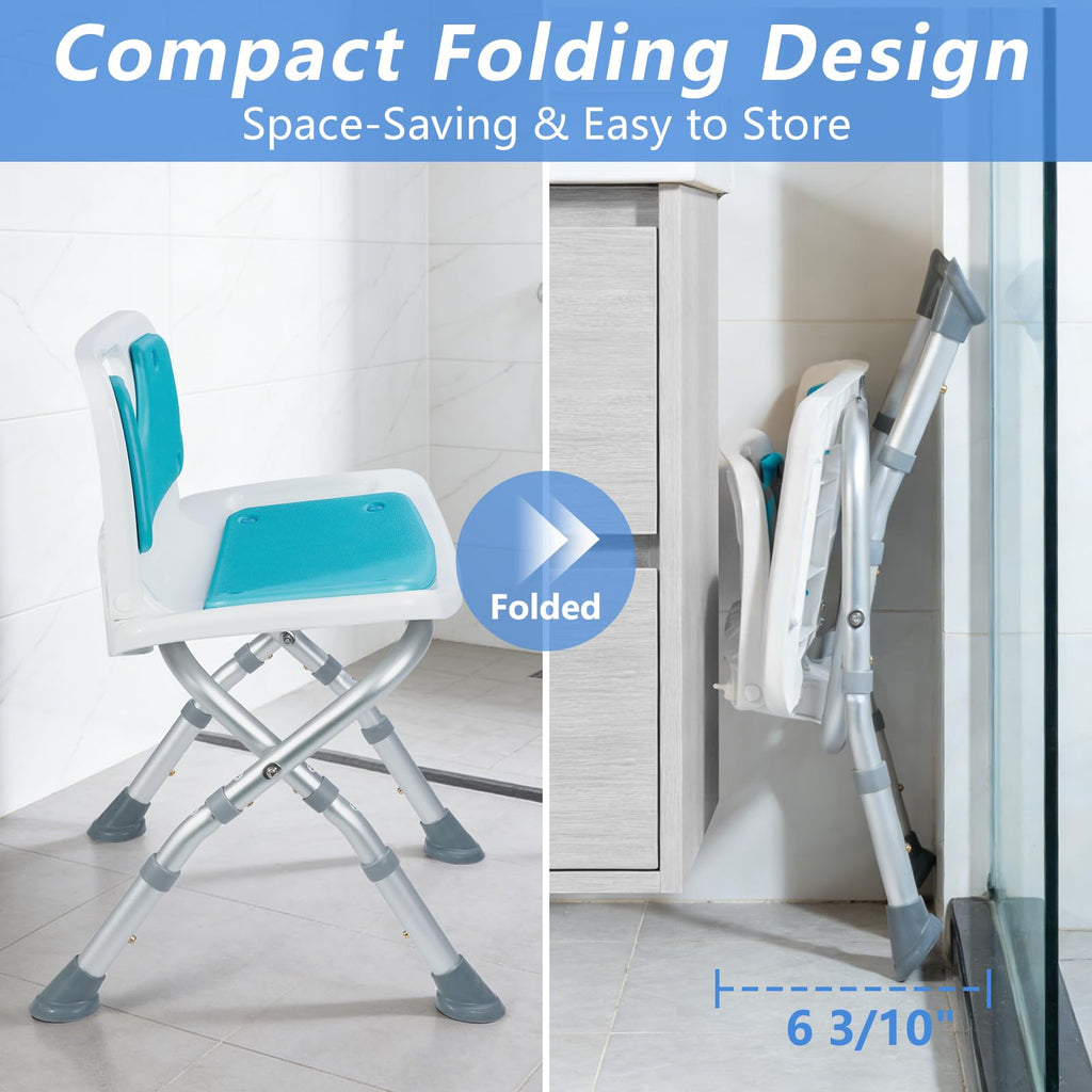 Folding Shower Chair with EVA Padded Seat E22894