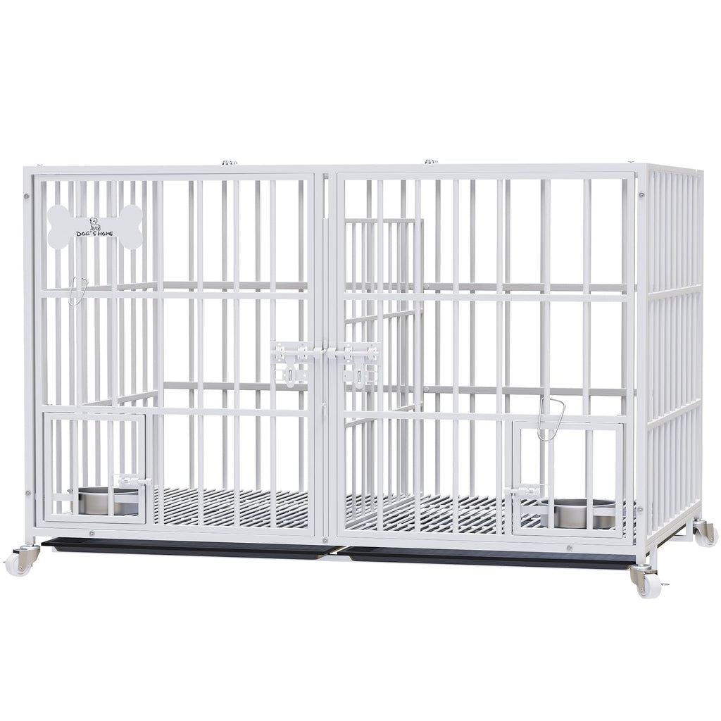 42" Heavy Duty Metal Dog Crate with Divider S765