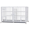 42" Heavy Duty Metal Dog Crate with Divider S765