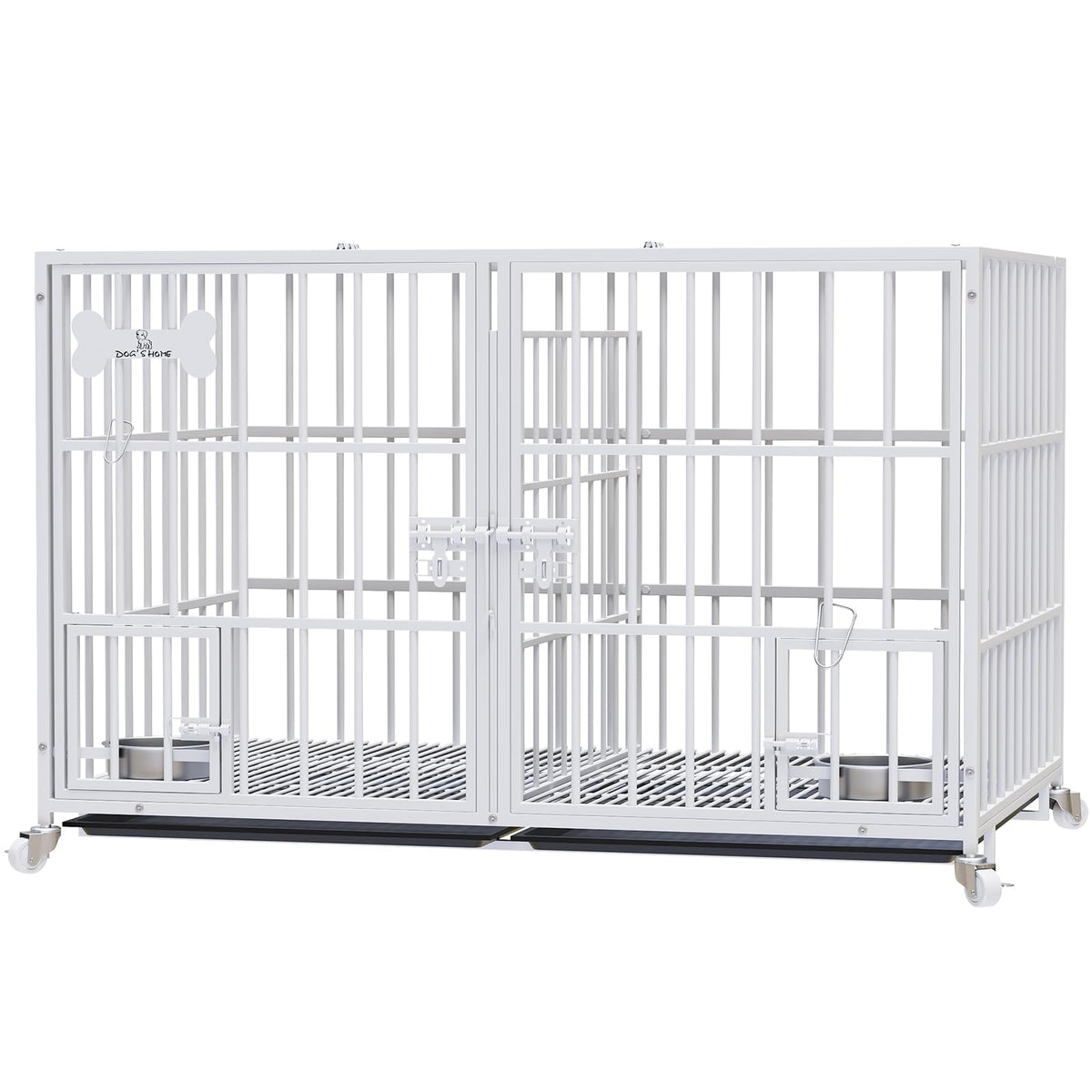 42" Heavy Duty Metal Dog Crate with Divider S765