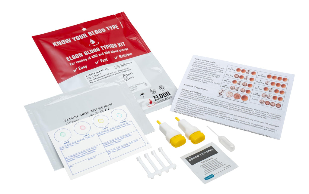 Blood Typing Kit 10 Test Pack H277