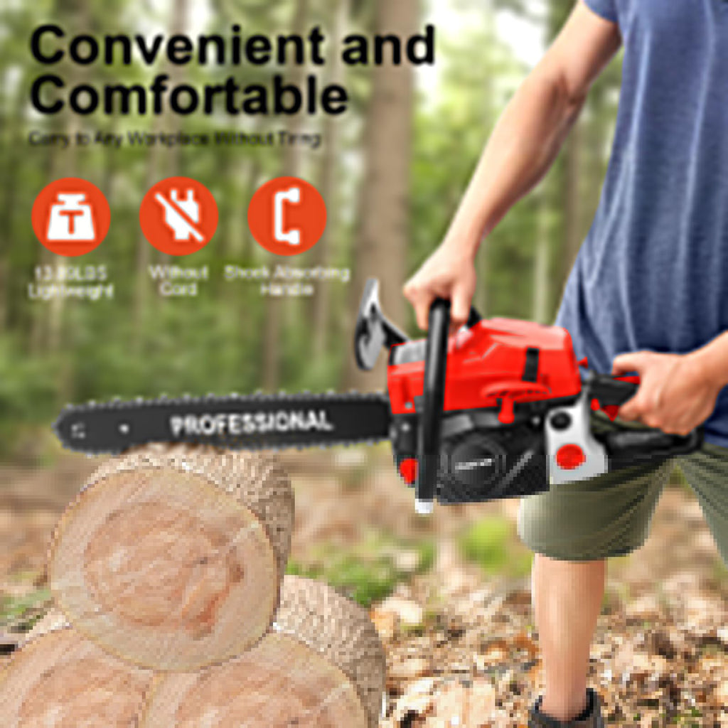 20 Inch 58cc Gas Chainsaw V9798