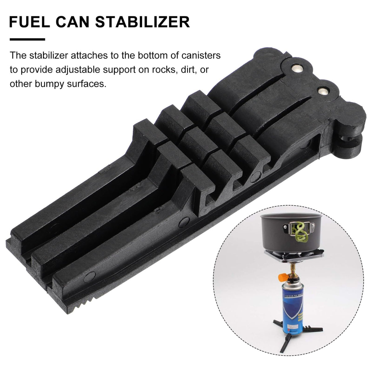 Folding Camping Stove Stand Tripod Fuel Can Stabilizer Y4398