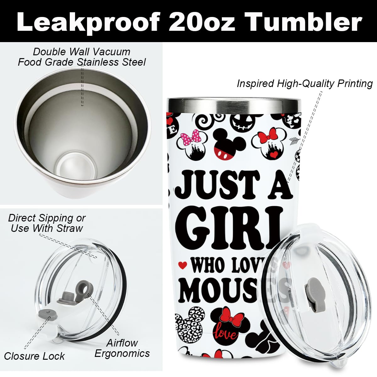 20 oz Stainless Steel Insulated Tumbler E5647