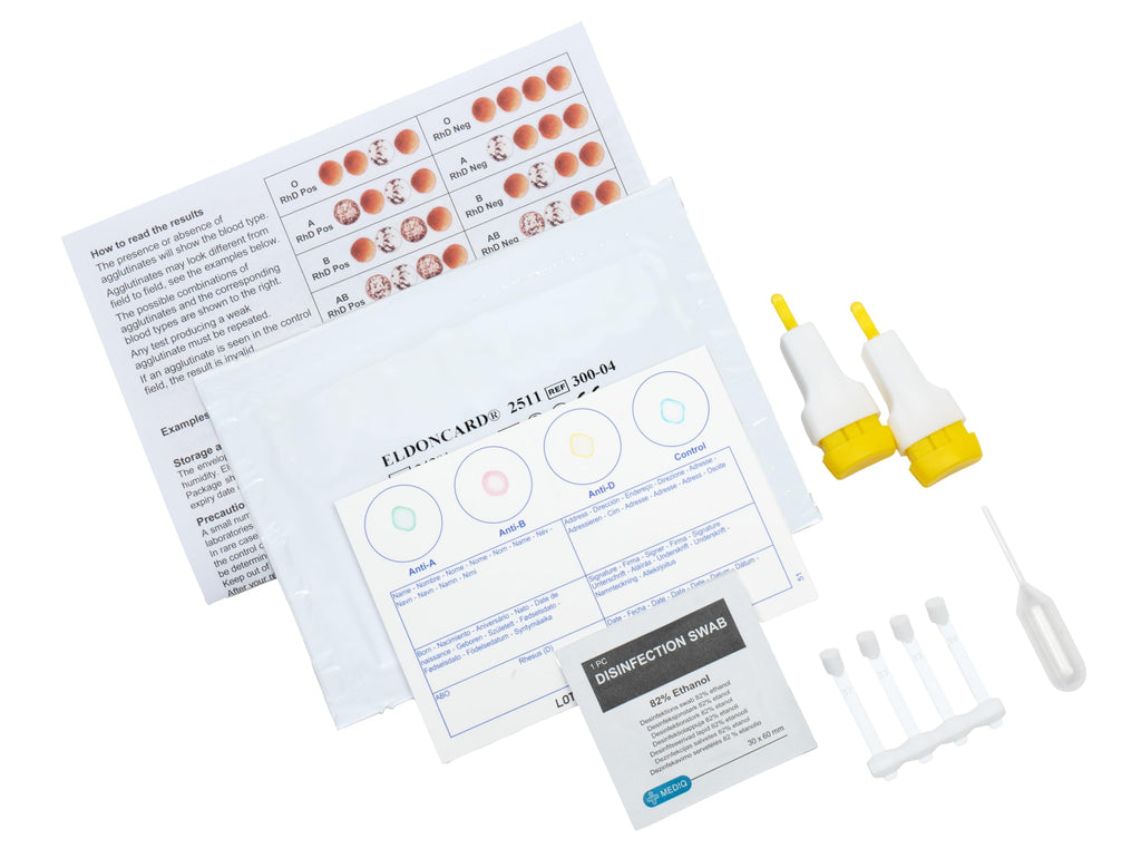 Blood Typing Kit 10 Test Pack H277