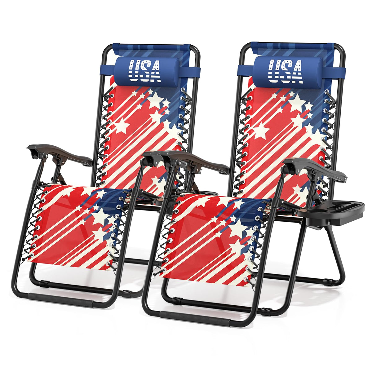 Zero Gravity Reclining Camping Chairs 2 Pack T79480