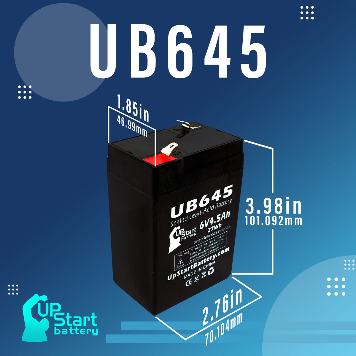6V 4.5Ah Replacement Battery N141