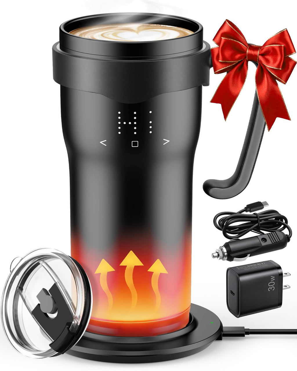 16oz Temperature Control Rechargeable Heated Mug X2642